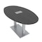 Skutchi Designs 33.5 in W, 69.5 in L, 29 in H, Engineered Wood Top, Grey HAR-BOVL-34X70-DOU-ELEC-ASIANNIGHT - alternate 1